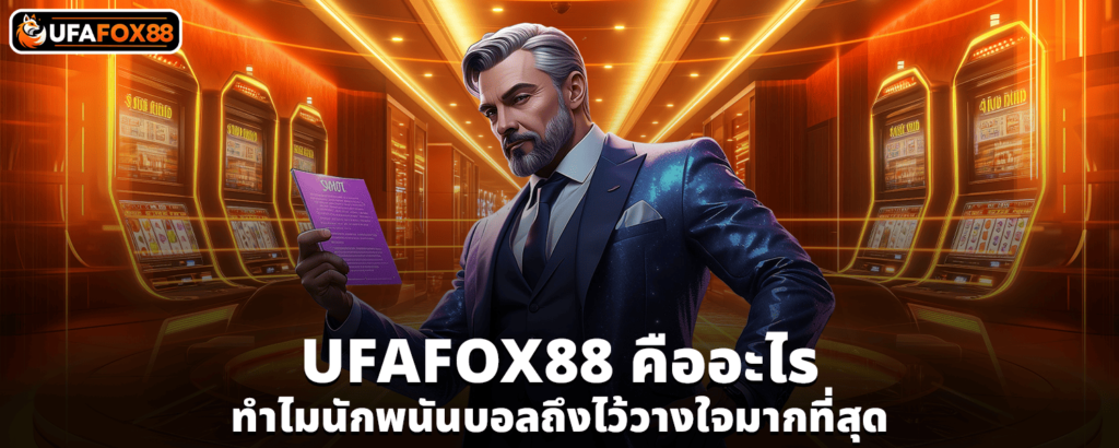 UFAFOX88 คืออะไร ทำไมนักพนันบอลถึงไว้วางใจมากที่สุด